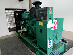 我公司承包廣西融水融協800KW柴油發(fā)電機房排煙降噪環(huán)保工程