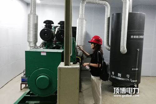 廣西路建工程集團訂購頂博電力300KW發電機組作為備用電源